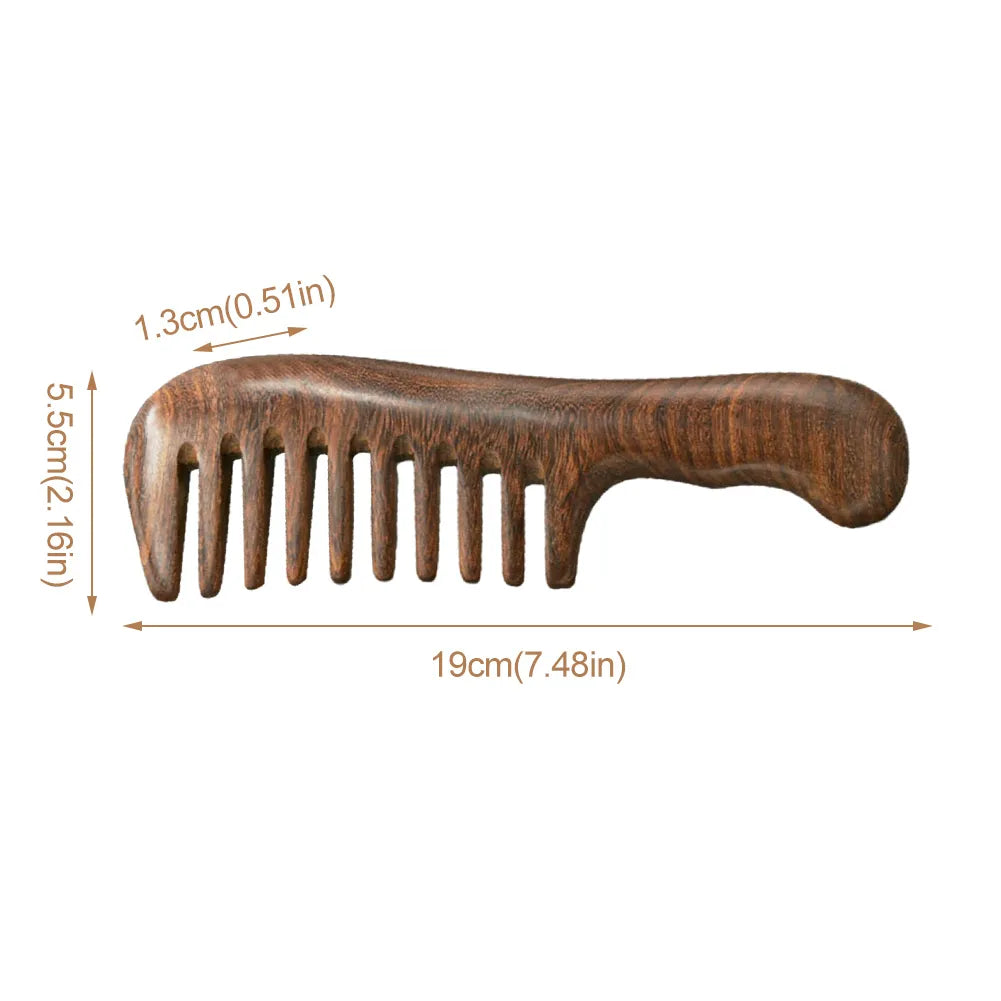 Anti-Static Natural Sandalwood Comb