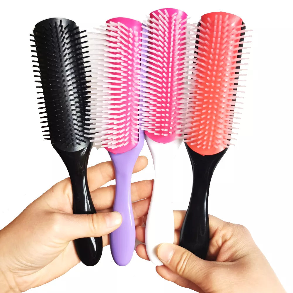 9-Row Detangling Styling Hairbrush