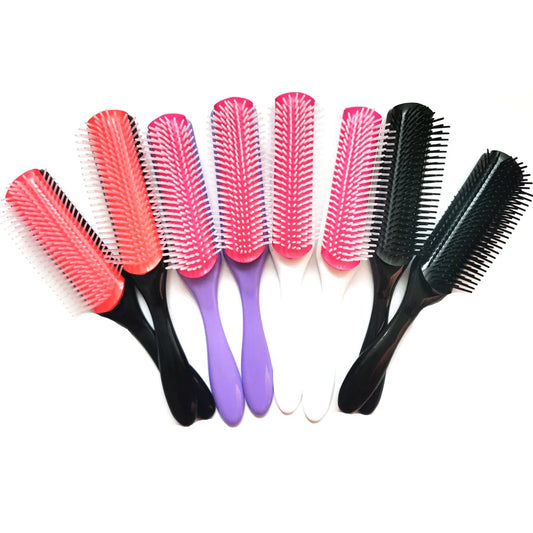 9-Row Detangling Styling Hairbrush