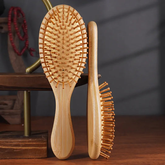 Anti-Frizz Wooden Brush